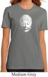 Ladies Yoga Shirt Little Buddha Head Organic Tee T-Shirt