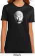 Ladies Yoga Shirt Little Buddha Head Organic Tee T-Shirt