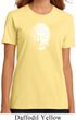 Ladies Yoga Shirt Little Buddha Head Organic Tee T-Shirt