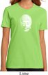 Ladies Yoga Shirt Little Buddha Head Organic Tee T-Shirt