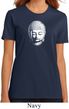 Ladies Yoga Shirt Little Buddha Head Organic Tee T-Shirt