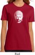 Ladies Yoga Shirt Little Buddha Head Organic Tee T-Shirt