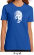 Ladies Yoga Shirt Little Buddha Head Organic Tee T-Shirt