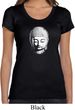 Ladies Yoga Shirt Little Buddha Head Scoop Neck Tee T-Shirt