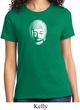 Ladies Yoga Shirt Little Buddha Head Tee T-Shirt