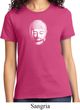 Ladies Yoga Shirt Little Buddha Head Tee T-Shirt