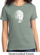 Ladies Yoga Shirt Little Buddha Head Tee T-Shirt