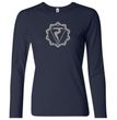 Ladies Yoga Shirt Manipura Chakra Meditation Long Sleeve Shirt