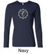 Ladies Yoga Shirt Manipura Chakra Meditation Long Sleeve Shirt