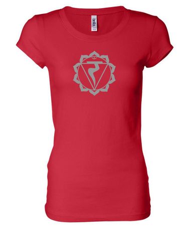 Ladies Yoga Shirt Manipura Chakra Meditation Longer Length Shirt