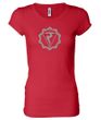 Ladies Yoga Shirt Manipura Chakra Meditation Longer Length Shirt