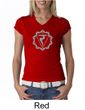 Ladies Yoga Shirt Manipura Chakra Meditation V-neck Shirt