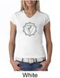 Ladies Yoga Shirt Manipura Chakra Meditation V-neck Shirt
