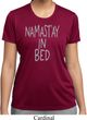 Ladies Yoga Shirt Namastay In Bed Moisture Wicking Tee