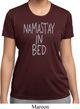 Ladies Yoga Shirt Namastay In Bed Moisture Wicking Tee