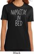 Ladies Yoga Shirt Namastay In Bed Organic Tee T-Shirt