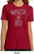 Ladies Yoga Shirt Namastay In Bed Organic Tee T-Shirt