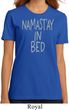 Ladies Yoga Shirt Namastay In Bed Organic Tee T-Shirt