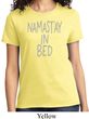 Ladies Yoga Shirt Namastay In Bed Tee T-Shirt