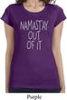 Ladies Yoga Shirt Namastay Out Of It Longer Length Tee T-Shirt