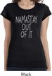 Ladies Yoga Shirt Namastay Out Of It Longer Length Tee T-Shirt