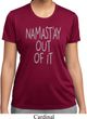 Ladies Yoga Shirt Namastay Out Of It Moisture Wicking Tee T-Shirt