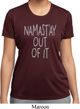 Ladies Yoga Shirt Namastay Out Of It Moisture Wicking Tee T-Shirt