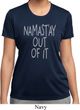 Ladies Yoga Shirt Namastay Out Of It Moisture Wicking Tee T-Shirt