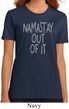 Ladies Yoga Shirt Namastay Out Of It Organic Tee T-Shirt