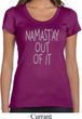 Ladies Yoga Shirt Namastay Out Of It Scoop Neck Tee T-Shirt