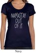 Ladies Yoga Shirt Namastay Out Of It Scoop Neck Tee T-Shirt
