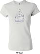 Ladies Yoga Shirt Namaste Lotus Pose Crewneck Tee T-Shirt