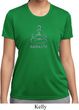 Ladies Yoga Shirt Namaste Lotus Pose Moisture Wicking Tee T-Shirt