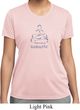 Ladies Yoga Shirt Namaste Lotus Pose Moisture Wicking Tee T-Shirt