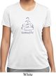 Ladies Yoga Shirt Namaste Lotus Pose Moisture Wicking Tee T-Shirt