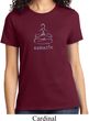 Ladies Yoga Shirt Namaste Lotus Pose Tee T-Shirt