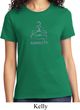 Ladies Yoga Shirt Namaste Lotus Pose Tee T-Shirt