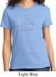 Ladies Yoga Shirt Namaste Lotus Pose Tee T-Shirt