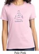 Ladies Yoga Shirt Namaste Lotus Pose Tee T-Shirt