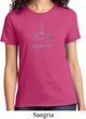 Ladies Yoga Shirt Namaste Lotus Pose Tee T-Shirt