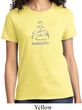 Ladies Yoga Shirt Namaste Lotus Pose Tee T-Shirt