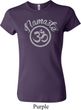 Ladies Yoga Shirt Namaste Om Crewneck Tee T-Shirt