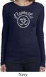 Ladies Yoga Shirt Namaste Om Long Sleeve Tee