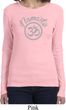 Ladies Yoga Shirt Namaste Om Long Sleeve Tee