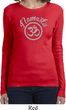 Ladies Yoga Shirt Namaste Om Long Sleeve Tee
