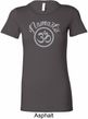 Ladies Yoga Shirt Namaste Om Longer Length Tee T-Shirt
