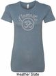 Ladies Yoga Shirt Namaste Om Longer Length Tee T-Shirt