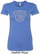Ladies Yoga Shirt Namaste Om Longer Length Tee T-Shirt
