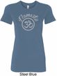 Ladies Yoga Shirt Namaste Om Longer Length Tee T-Shirt