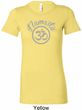 Ladies Yoga Shirt Namaste Om Longer Length Tee T-Shirt